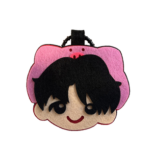 官俊臣不织布文字挂件粉丝应援周边背包行李箱钥匙扣书包装饰挂饰