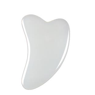 天然白玉美容专用刮痧板面部脸部拨筋提拉按摩刮板正品玉石刮脸板