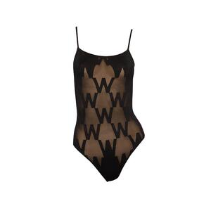 Wolford/沃尔福特夏季Logo满印时尚舒适吊带连体上衣女士78308