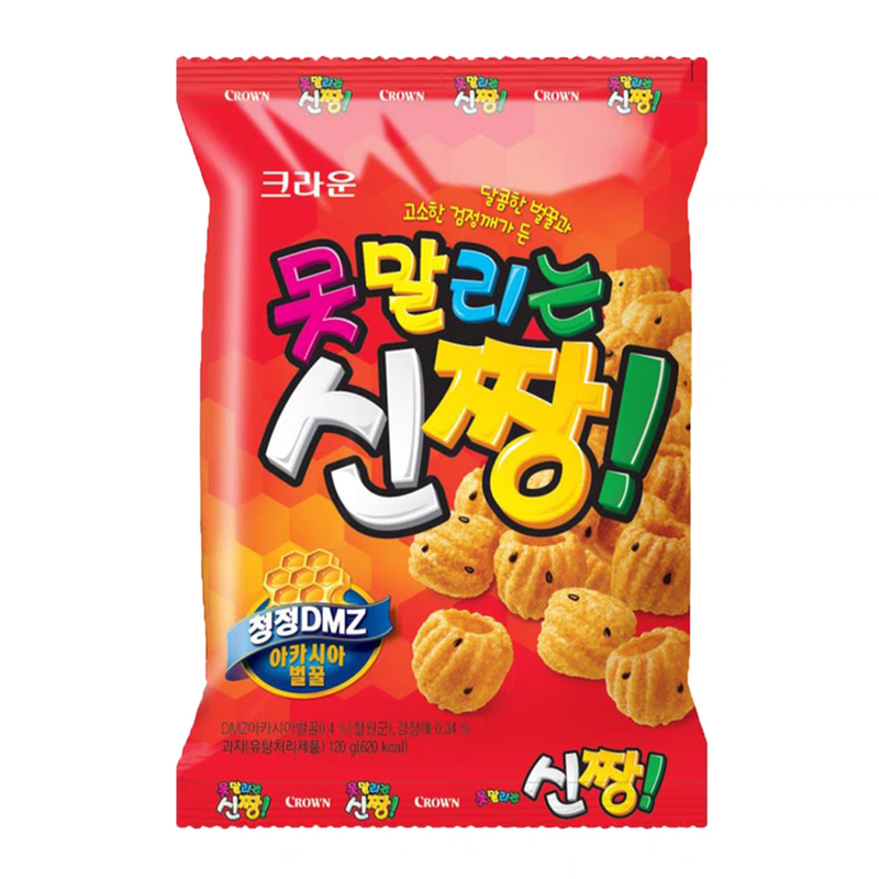 休闲韩国克丽安芝麻脆膨化食品