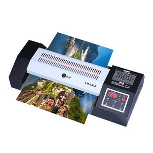 雷神LM-633S塑封机A3A4高速过塑机可调速过胶机相片压膜覆膜机家用办公商用过塑机过胶机