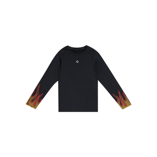 准者儿童紧身衣训练服男童高弹速干衣篮球足球运动秋冬加绒打底衫