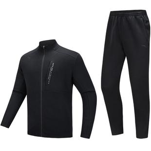 安踏运动套装男款2025冬季新款男装男士外套加绒保暖运动服两件套