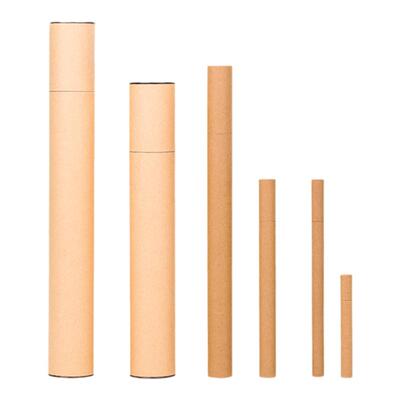 超长加厚礼佛牛皮纸香筒