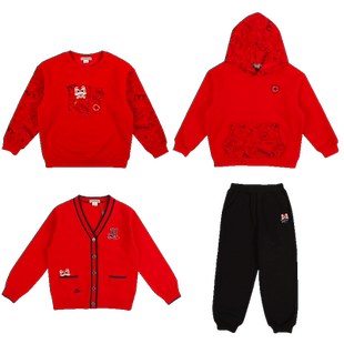 IVY HOUSE常春藤男女童装春款 儿童新年保暖裤子卫裤卫衣开衫外套