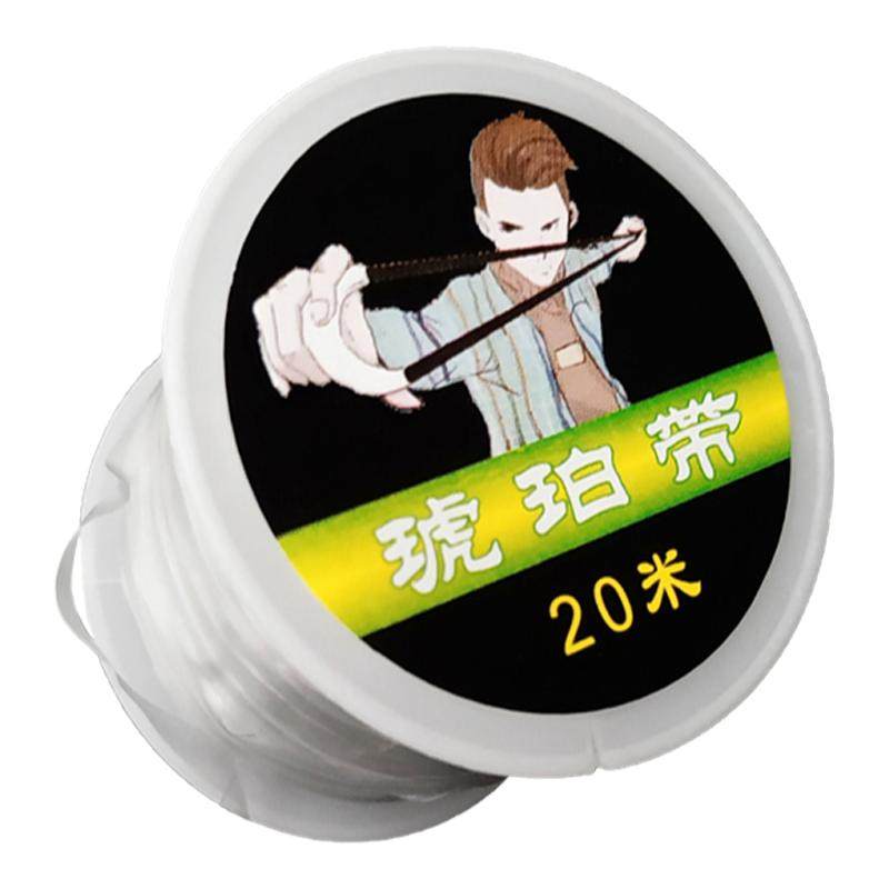 弹弓琥珀带绑筋绑带扁皮筋大卷配件大全皮兜专用扁丝弹力线水晶线