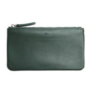 蓝皮具男士真皮拉链小钱包长款牛皮超薄大容量新款女士潮流小手包