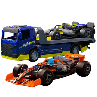德国DICKIETOYS仿真方程式F1赛车运输车儿童玩具车男孩生日礼物