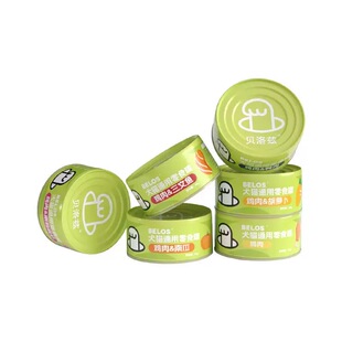 BELOS贝洛兹罐头罐头零食罐头主食功能罐高汤补水罐头犬猫通用85g