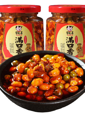 四川眉山菜花香满口香辣椒酱210g
