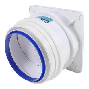 油烟机防回烟止回阀卫生间换气扇油烟机防倒灌