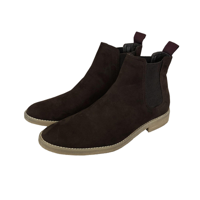 hm高帮休闲风男士大码切尔西靴