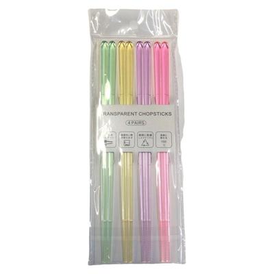彩虹系列透明水晶筷子套装