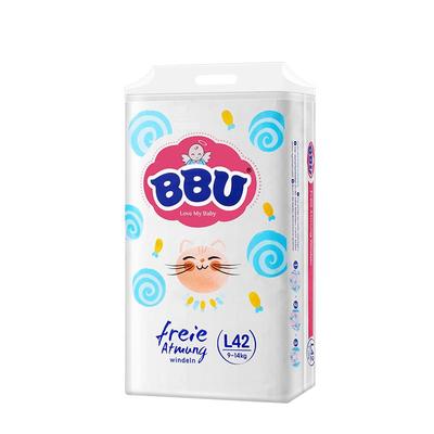 BBU自由呼吸轻薄纸尿裤L42德国