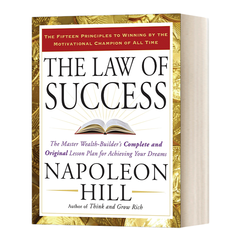英文原版 The Law of Success 拿破仑·希尔成功法则 一部系统的成功哲学，年轻人必修的16堂课 英文版 进口英语原版书籍