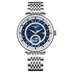 2025年新款宾利卓越机械全自动男士手表夜光流行防水精钢防水手表