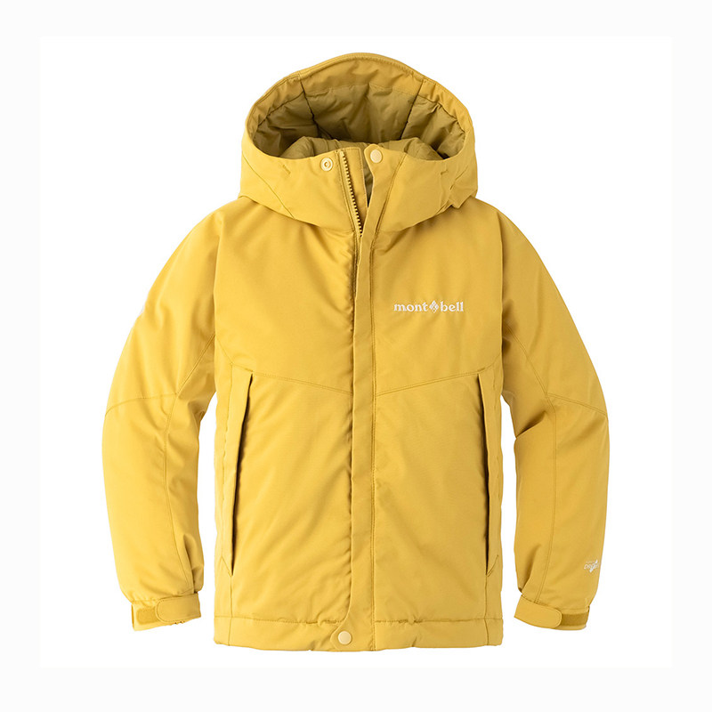 日本美山 mont-bell 2025冬儿童装防水夹棉服加厚连帽滑雪冲锋衣