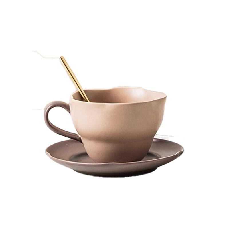 与家中古陶瓷咖啡杯碟