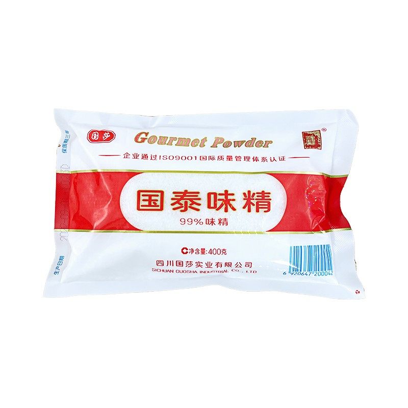 国莎国泰味精大袋装家用商用调味料鸡精厨房调料提鲜调味品400克