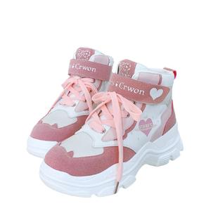 心辰跑跑原创正品Lolita高邦运动鞋女百搭可爱厚底增高lo跑学生