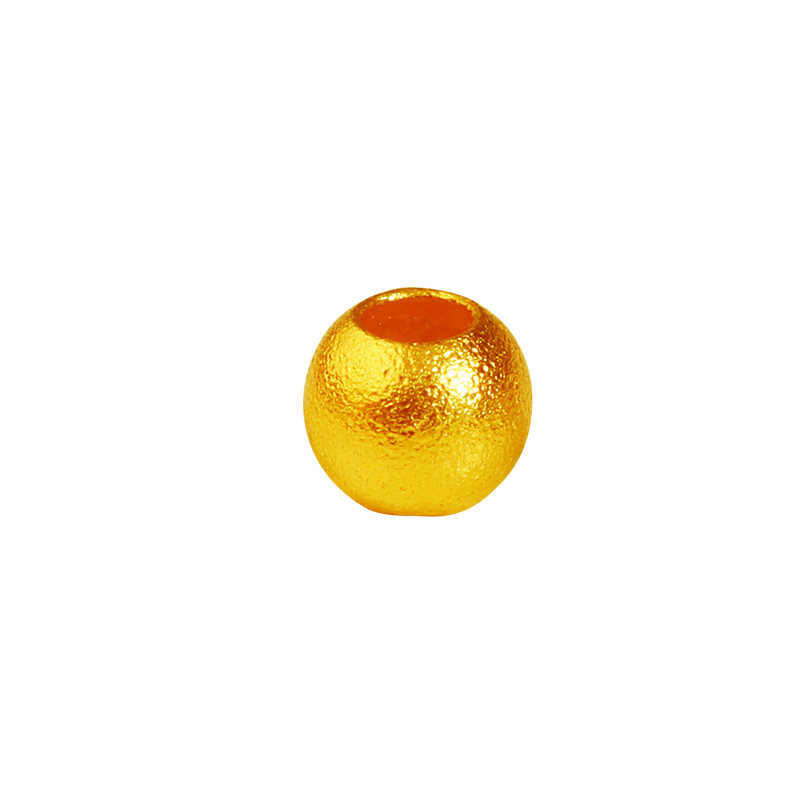 老克勒古法黄金金珠散珠足金999隔珠珠子手链手串项链配件配饰