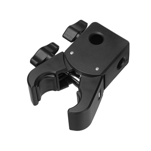 手机平板直播支架圆管扩展夹子悬臂摇臂机械臂固定底座插孔式通用大力夹蟹钳麦克风摄像头监控灯架锁扣卡配件