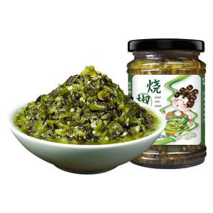 正宗川味烧椒酱二荆条辣椒酱四川下饭菜拌面拌饭酱大瓶装青椒酱