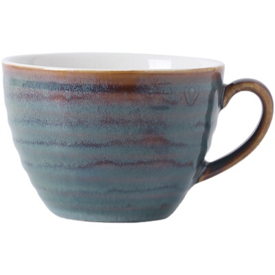 冰蓝色卡布奇诺咖啡杯小精致小号