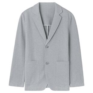 Mind Bridge男士通勤商务华夫格西装外套2026年春肌理感休闲西服