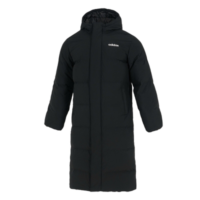 阿迪达斯长款羽绒服女冬季新款运动服保暖羽绒外套女士加厚大衣