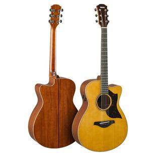 正品雅马哈吉他a3r民谣电箱全单吉他a1r单板指弹木吉他a5r日产