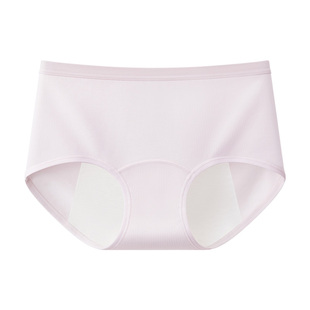 莫代尔生理裤女孩月经期防漏姨妈专用好洗初中高中学生纯棉裆内裤