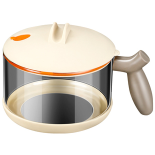 高硼硅玻璃泡面碗带盖学生宿舍高颜值泡面神器可爱少女心饭盒餐具