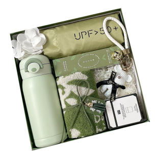 logo定制轻奢风伴手礼盒结婚妇女节公司年会员工生日入职毕业礼品