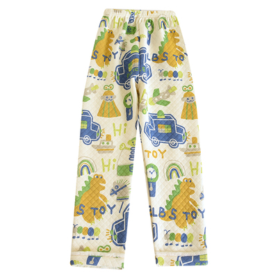 米筱米家居裤三层保暖纯棉A类