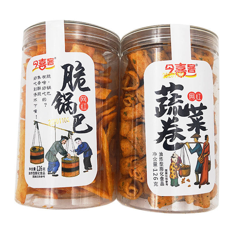 今喜客脆锅巴网红休闲小零食