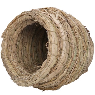 鸟窝草窝小号牡丹文鸟珍珠虎皮鹦鹉十姐妹七彩鸟屋繁殖窝鸟巢用品