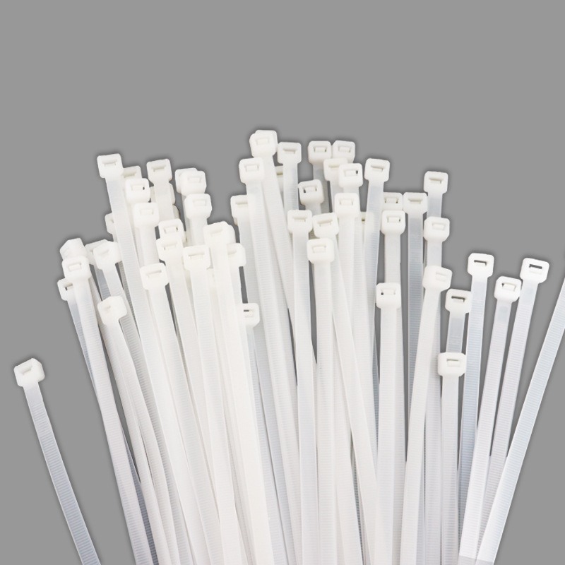 供应黑白自锁式国标3*200塑料500条/包耐寒阻燃束线带尼龙扎带