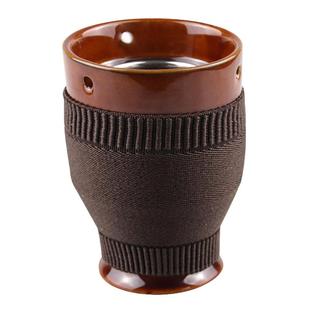 陶瓷刮痧杯随身灸多功能全身艾灸盒双层家用温灸罐艾灸罐魔灸罐