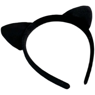 简约防滑~韩国丝绒猫耳朵洗脸发箍压发网红化妆面膜可爱头箍发卡