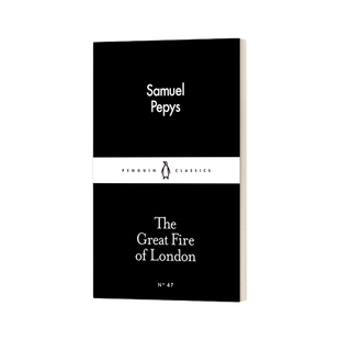 英文原版 The Great Fire of London 伦敦大火 塞缪尔·佩皮斯 小黑书 英文版 进口英语原版书籍