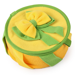 宠物嗅闻垫礼盒玩具丰荣毛绒圣诞耐咬自嗨训犬慢食盒猫咪漏食餐盘