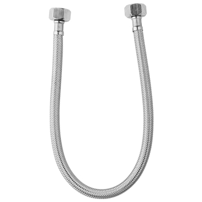 摩恩 50cm冷热水龙头进水软管编织不锈钢波纹管4分厨卫配件200984