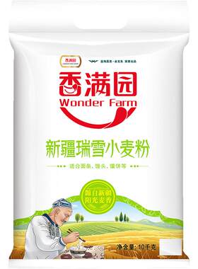 香满园新疆瑞雪10kg小麦粉