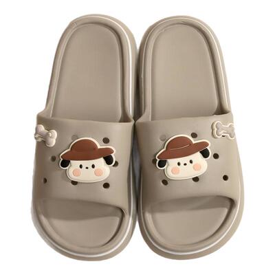 俏步EVA一体成型防滑软底凉拖鞋