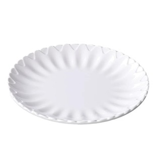 密胺盘子商用圆形仿瓷白色凉菜盘餐厅饭店火锅专用盘自助餐炒菜盘