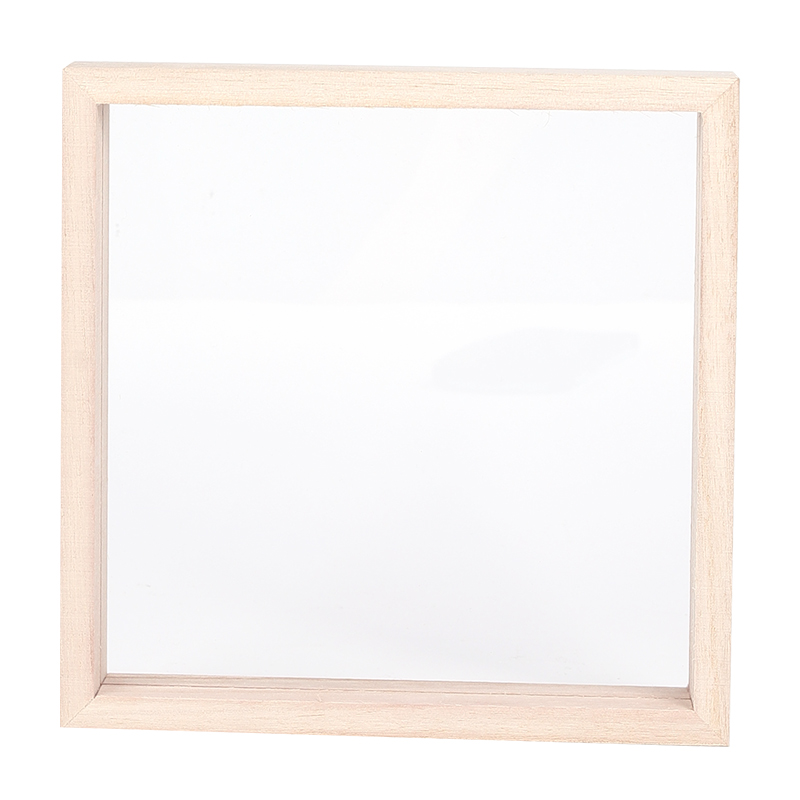 亚克力相框透明玻璃画框木质幼儿园儿童手工diy绘画美术环创材料