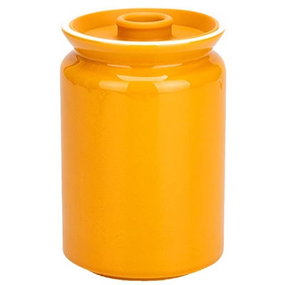 肆月密封带盖陶瓷咖啡糖罐