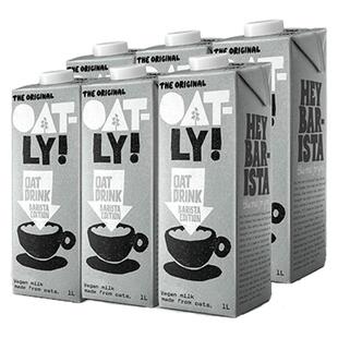 【自营】荷兰OATLY噢麦力咖啡大师燕麦奶咖啡奶植物饮料1L*6瓶