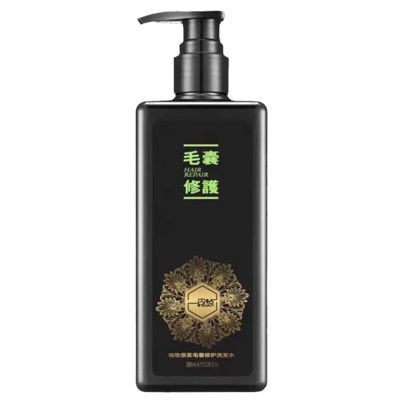 闪钻植物防脱固发控油洗发水